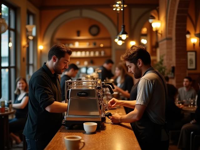 Hangulatos budapesti kávézó belső tere, Belvárosi Kávézó